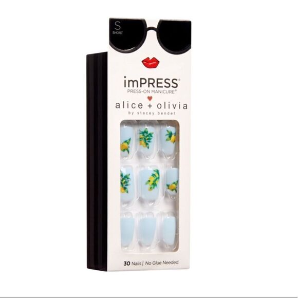 Kiss Lemonade imPRESS x Alice + Olivia Press-On Manicure - Picture 2 of 4